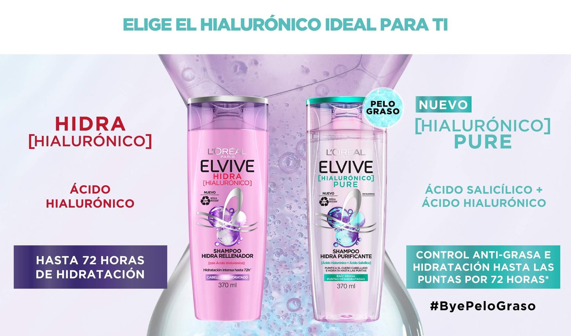 elvive shampoo morado